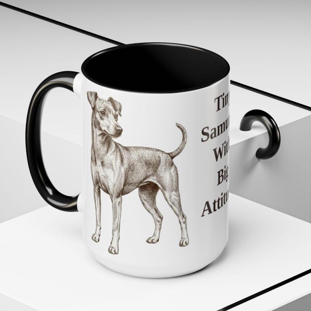 15oz-japanese-terrier-mug-humor-black-context-2 15oz Funny Japanese Terrier Mug, Black, lifestyle photo