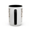 15oz Japanese Terrier Latin Mug, Black, back view
