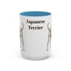 15oz Japanese Terrier Mug, Light Blue, front view