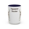 15oz Japanese Terrier Mug, Navy, front view