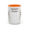 15oz Japanese Terrier Mug, Orange, front view