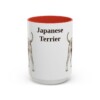 15oz Japanese Terrier Mug, Red, front view
