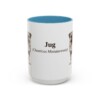 15oz Jug Latin Mug, Light Blue, front view