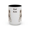 15oz Kai Ken Mug, Black, front view