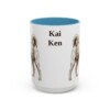 15oz Kai Ken Mug, Light Blue, front view