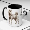 15oz Kai Ken Dog Mom Mug, Black, lifestyle photo