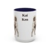 15oz Kai Ken Mug, Navy, front view