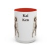15oz Kai Ken Mug, Red, front view