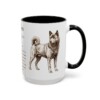 15oz Kai Ken Mug, Black, right side view