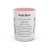 15oz Kai Ken Mug, Pink, front view