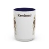 15oz-keeshond-mug-navy 15oz Keeshond Mug, Navy, front view