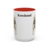 15oz-keeshond-mug-red 15oz Keeshond Mug, Red, front view