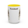 15oz-keeshond-mug-yellow 15oz Keeshond Mug, Yellow, front view