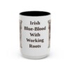 15oz Funny Kerry Blue Terrier Mug, Black, front view