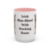 15oz Funny Kerry Blue Terrier Mug, Pink, front view