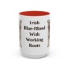 15oz Funny Kerry Blue Terrier Mug, Red, front view