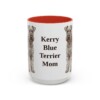 15oz-kerry-blue-terrier-mug-mom-red 15oz Kerry Blue Terrier Dog Mom Mug, Red, front view