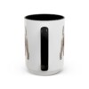 15oz Kerry Blue Terrier Mug, Black, back view