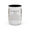15oz Kerry Blue Terrier Mug, Black, front view