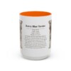 15oz Kerry Blue Terrier Mug, Orange, front view