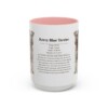 15oz Kerry Blue Terrier Mug, Pink, front view