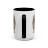 15oz Komondor Mug, Black, back view