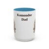 15oz Komondor Dog Dad Mug, Light Blue, front view
