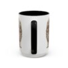 15oz Funny Komondor Mug, Black, back view