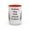 15oz Funny Komondor Mug, Red, front view