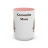 15oz Komondor Dog Mom Mug, Pink, front view