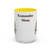 15oz Komondor Dog Mom Mug, Yellow, front view
