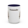 15oz Komondor Mug, Navy, front view