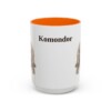 15oz Komondor Mug, Orange, front view