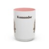 15oz Komondor Mug, Pink, front view