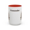 15oz Komondor Mug, Red, front view