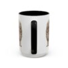 15oz Komondor Mug, Black, back view