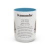 15oz Komondor Mug, Light Blue, front view