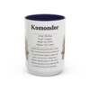 15oz Komondor Mug, Navy, front view