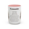 15oz Komondor Mug, Pink, front view