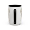 15oz Kuvasz Dog Dad Mug, Black, back view