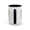 15oz Funny Kuvasz Mug, Black, back view