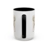 15oz Kuvasz Latin Mug, Black, back view