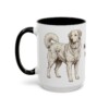 15oz-kuvasz-mug-mom-black-left 15oz Kuvasz Dog Mom Mug, Black, left side view