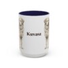 15oz Kuvasz Mug, Navy, front view