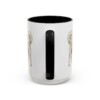 15oz Kuvasz Mug, Black, back view