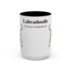 15oz-labradoodle-mug-latin-black-front 15oz Labradoodle Latin Mug, Black, front view