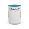 15oz-labradoodle-mug-latin-light-blue 15oz Labradoodle Latin Mug, Light Blue, front view