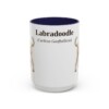 15oz-labradoodle-mug-latin-navy 15oz Labradoodle Latin Mug, Navy, front view