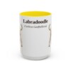 15oz-labradoodle-mug-latin-yellow 15oz Labradoodle Latin Mug, Yellow, front view