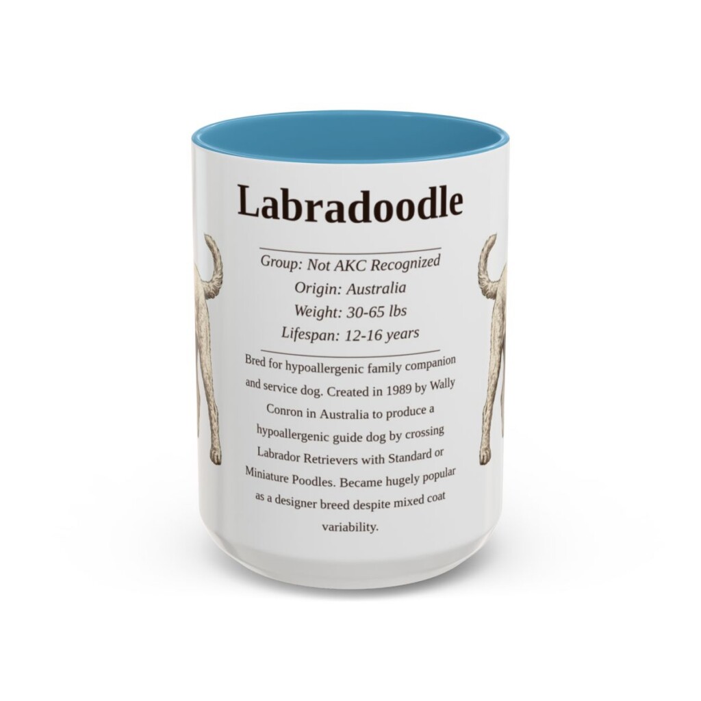 15oz-labradoodle-mug-writeup-light-blue 15oz Labradoodle Mug, Light Blue, front view